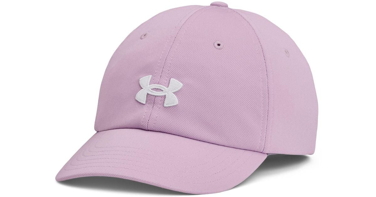 Purple under armour online hat