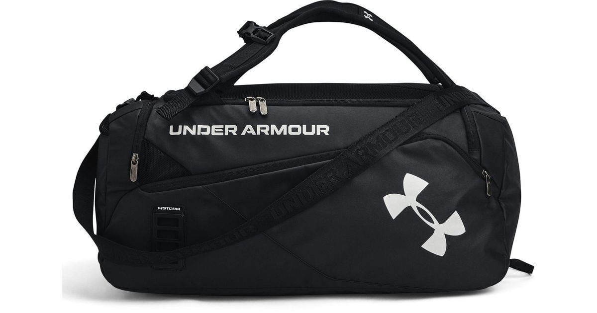 Under Armour Ua Contain Duo Md Backpack Duffle in Black Lyst