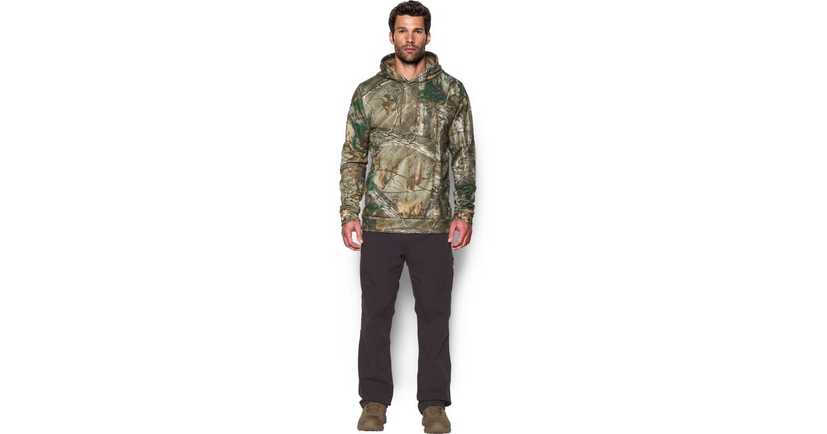 men's ua storm camo hoodie