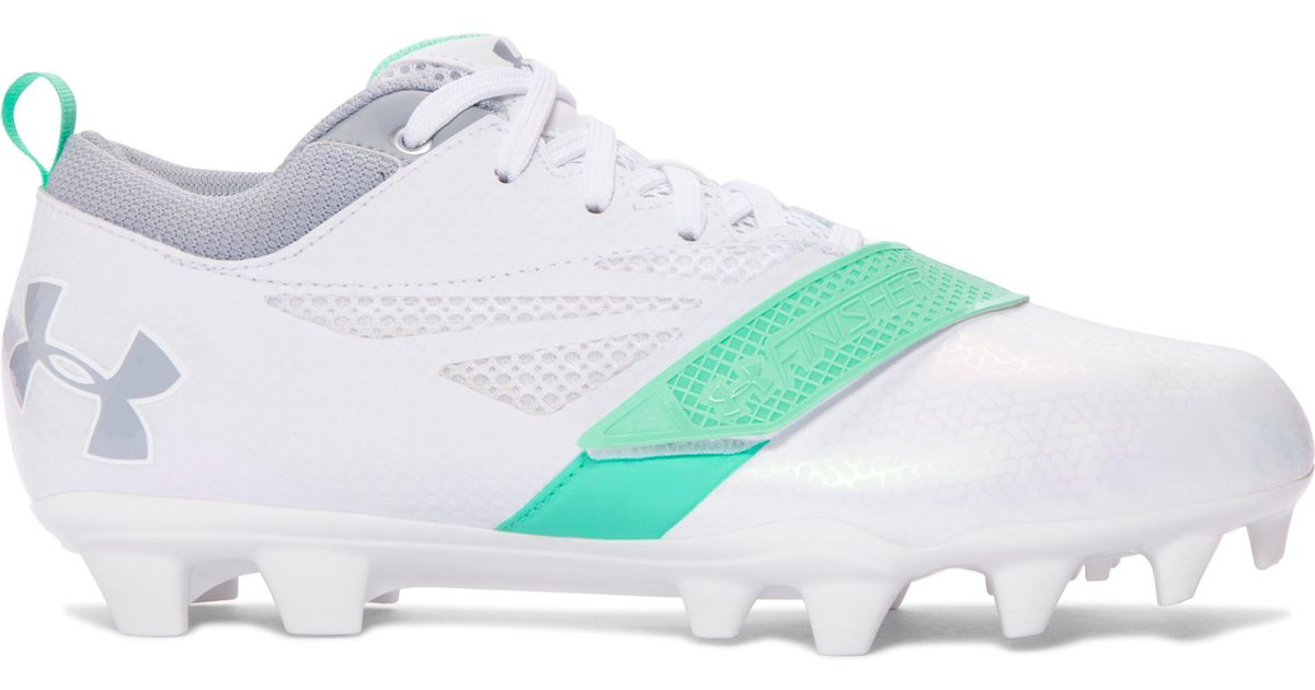 under armour white lacrosse cleats