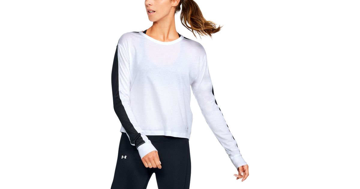 under armour white long sleeve women's