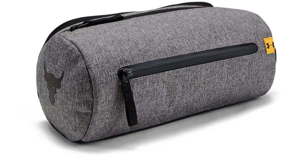 Under Armour Rubber Project Rock Toiletry Bag in Gray for Men | Lyst