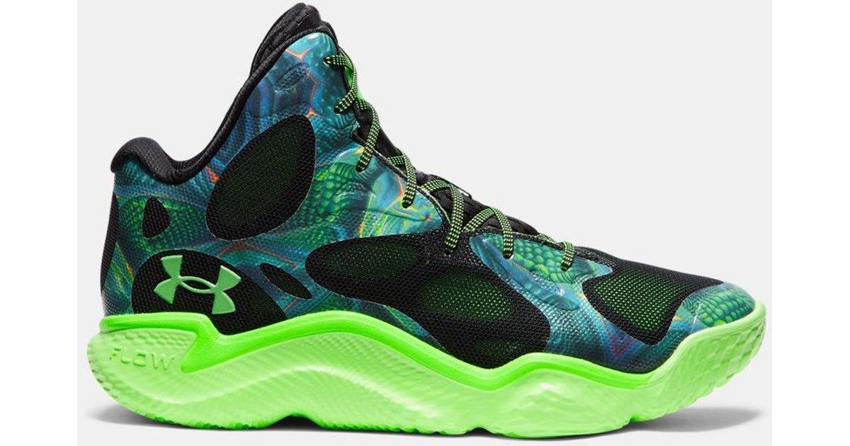 curry 6 black green