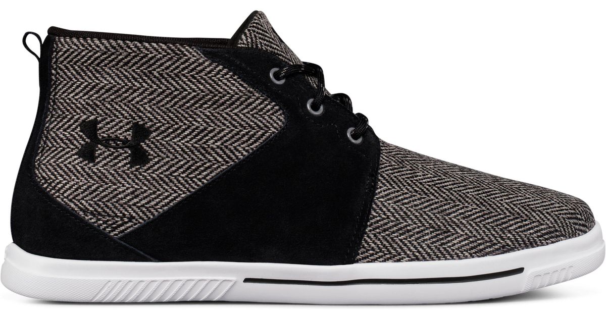 Under Armour Suede Men's Ua Street Encounter Iv Mid Slides in Black