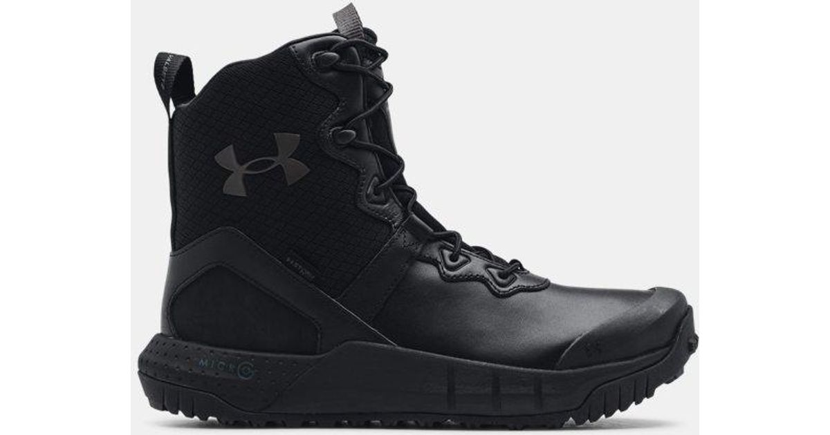 Under Armour Ua Micro G® Valsetz Leather Waterproof Tactical Boots in ...