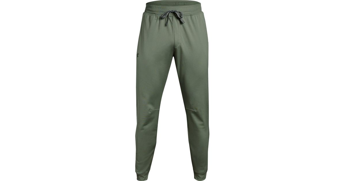 under armour men's tapered leg tricot pants