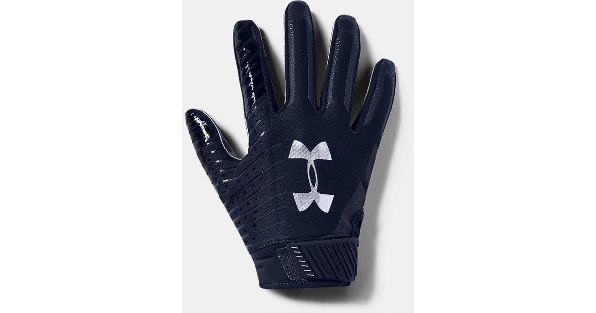 Under Armour Men's Ua Spotlight Nfl Football Gloves in Navy (Blue