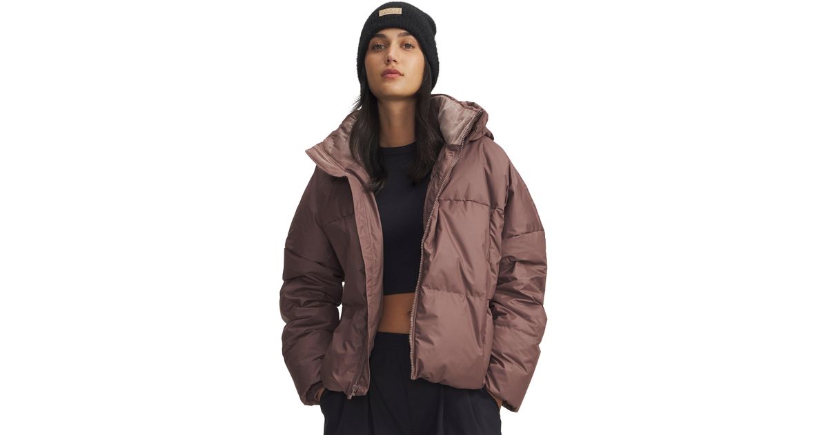 Under Armour Limitless Down Puffer Jacket Sierra Taupe Sierra Taupe in ...