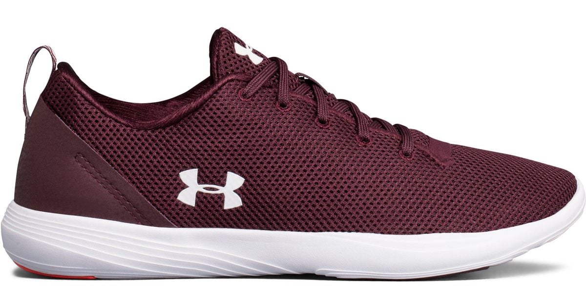 Under Armour Women's Ua Street Precision Sport Low Neutral Lifestyle Shoes  in Red | Lyst