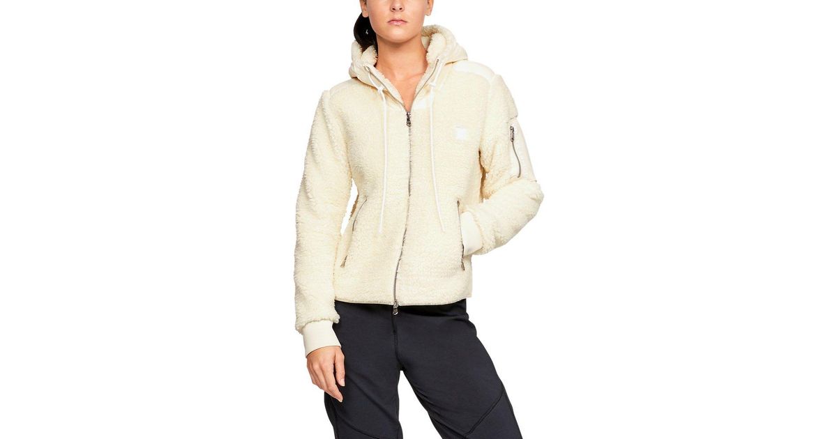 under armour swacket orange women