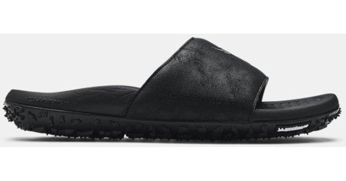 under armour leather slides