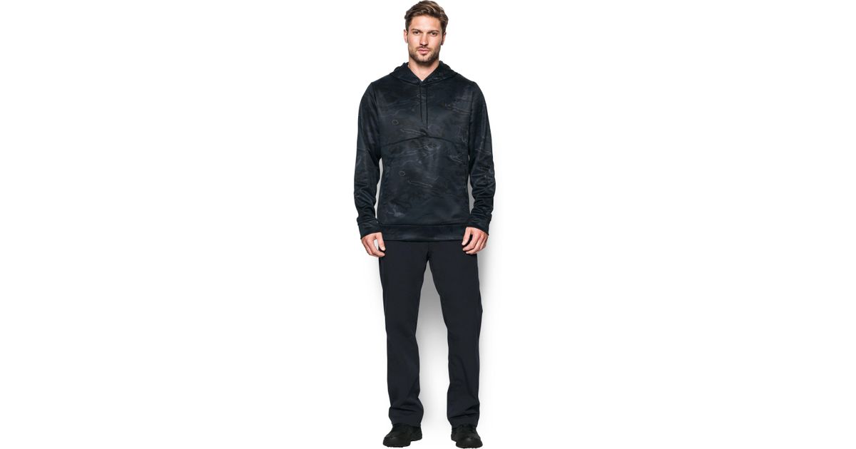 black under armour camo hoodie