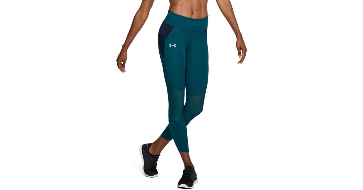 Under Armour Womens Speed Pocket Run Crop Leggings