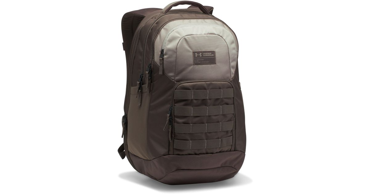 Under Armour Synthetic Ua Guardian Backpack in Brown for Men | Lyst