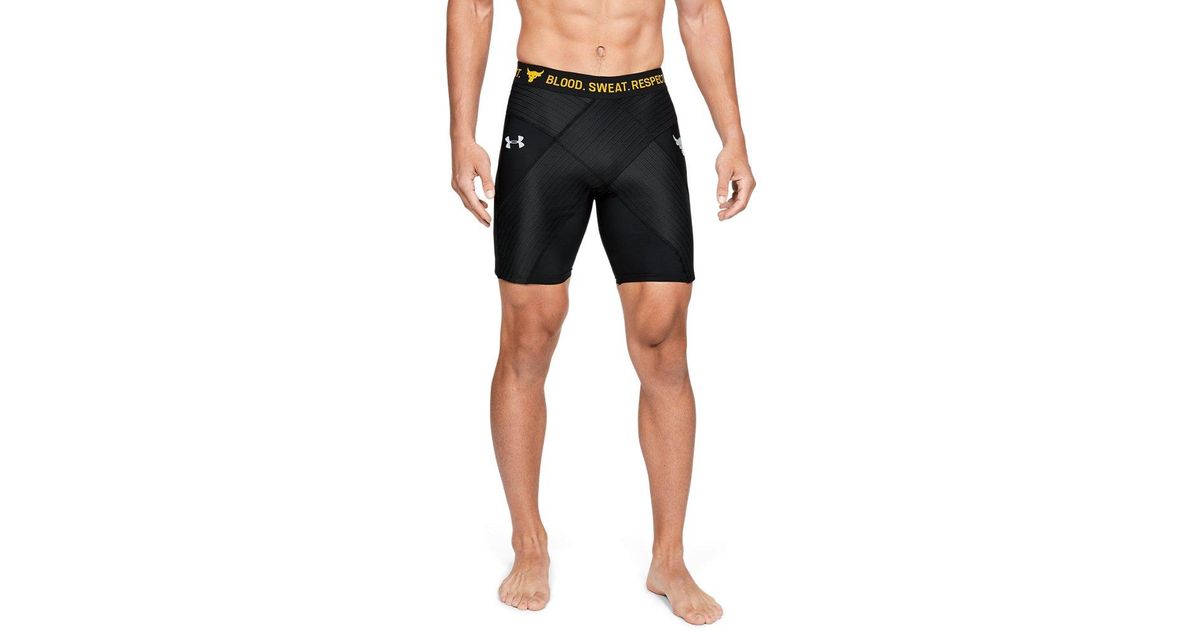 Under Armour Project Rock Compression in Black for Men - Save 2% - Lyst
