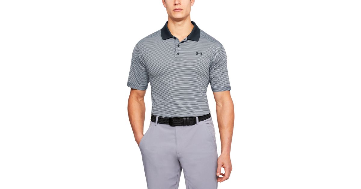 men's ua performance polo patterned