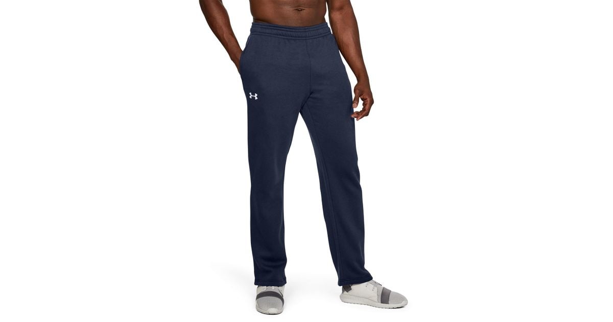 men's ua hustle fleece pants