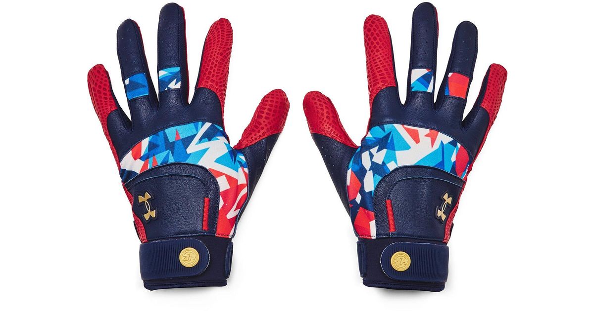 Under Armour Ua Harper Pro Le Batting Gloves in Blue for Men Lyst