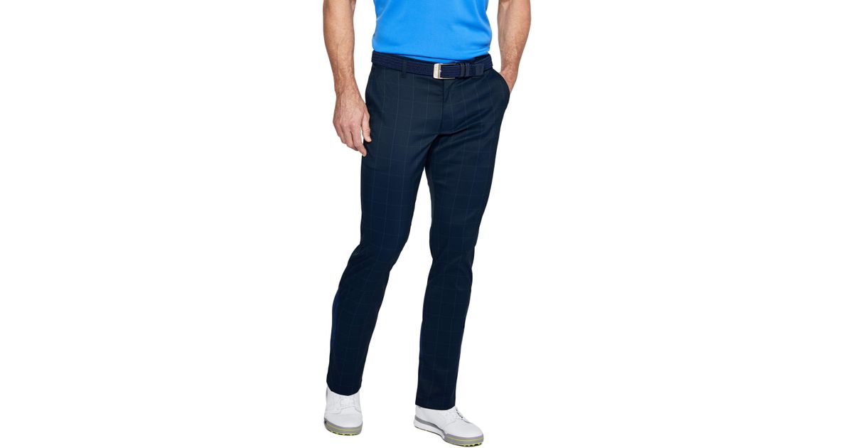 under armour showdown pattern trousers mens