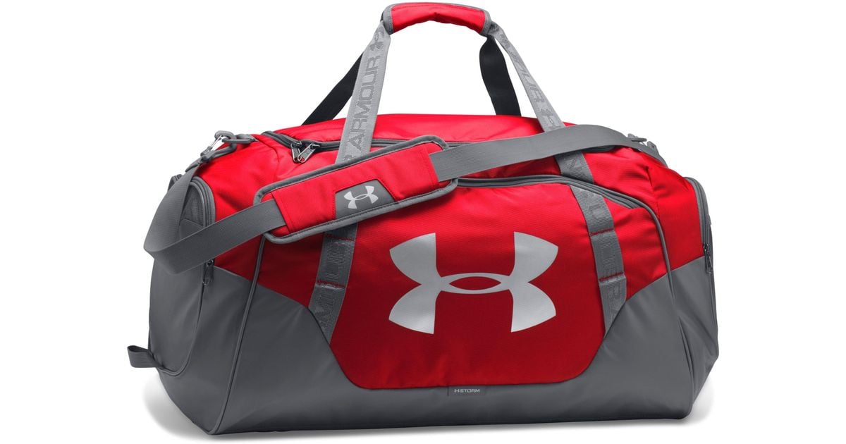 Under Armour Ua Undeniable Large Duffle Bag in Red for Men | Lyst