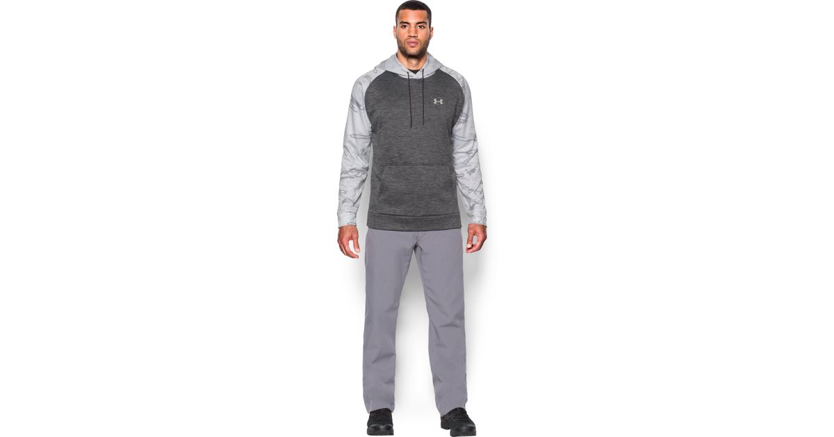 under armour men's armour storm fleece camo hoodie