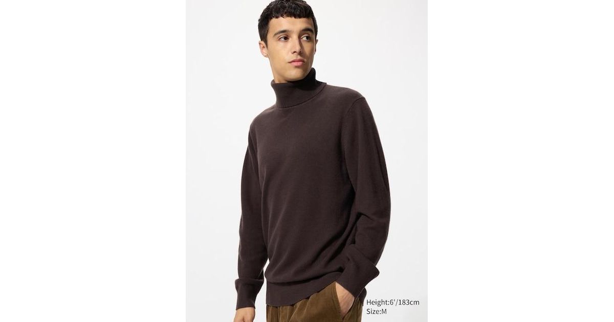 Turtleneck Men Uniqlo Turtleneck Sweater Mens Uniqlo Uniqlo Men&  display picture 1