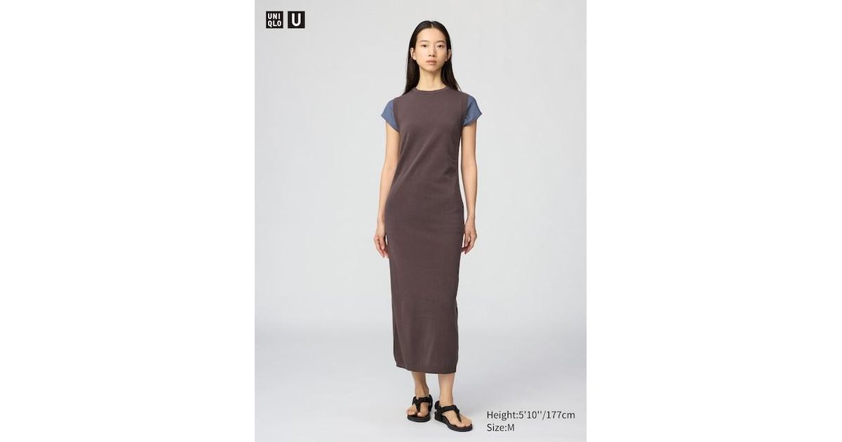 uniqlo 3d knit dress Women's 3D Knit Merino Blend Dress