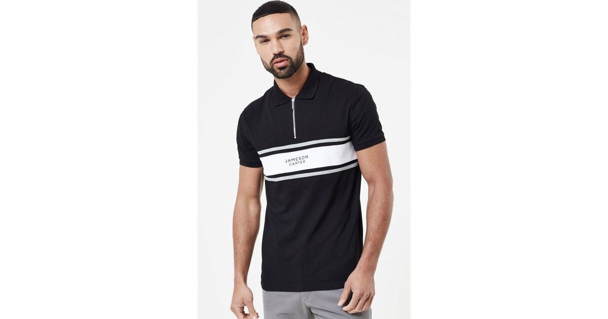 jameson carter zip polo