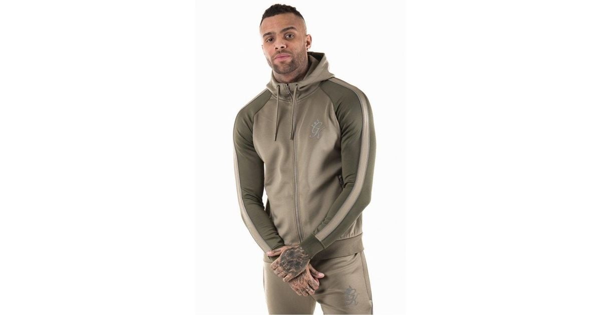 gym king olive hoodie