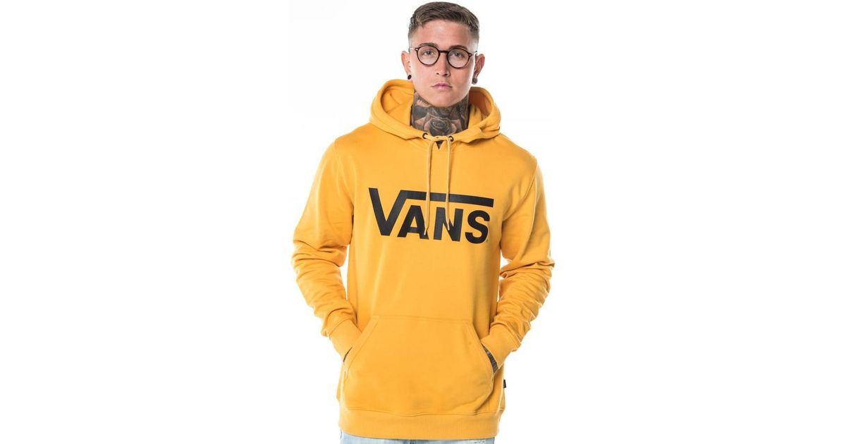 yellow and black vans hoodie