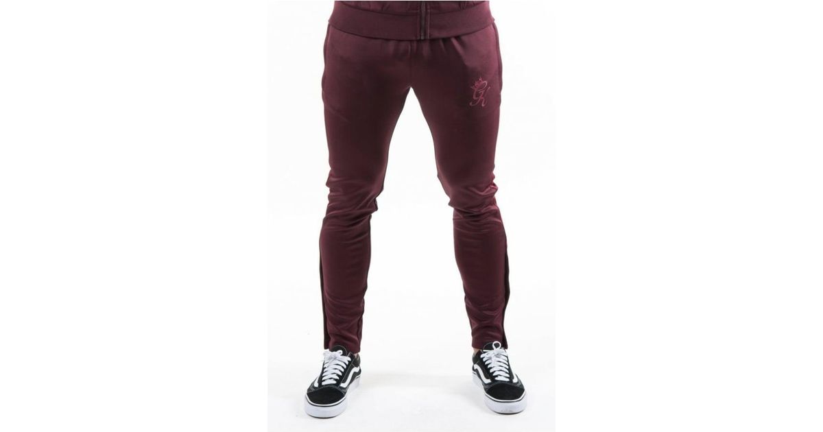 burgundy gym king tracksuit