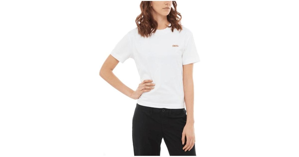 womens white vans t shirt