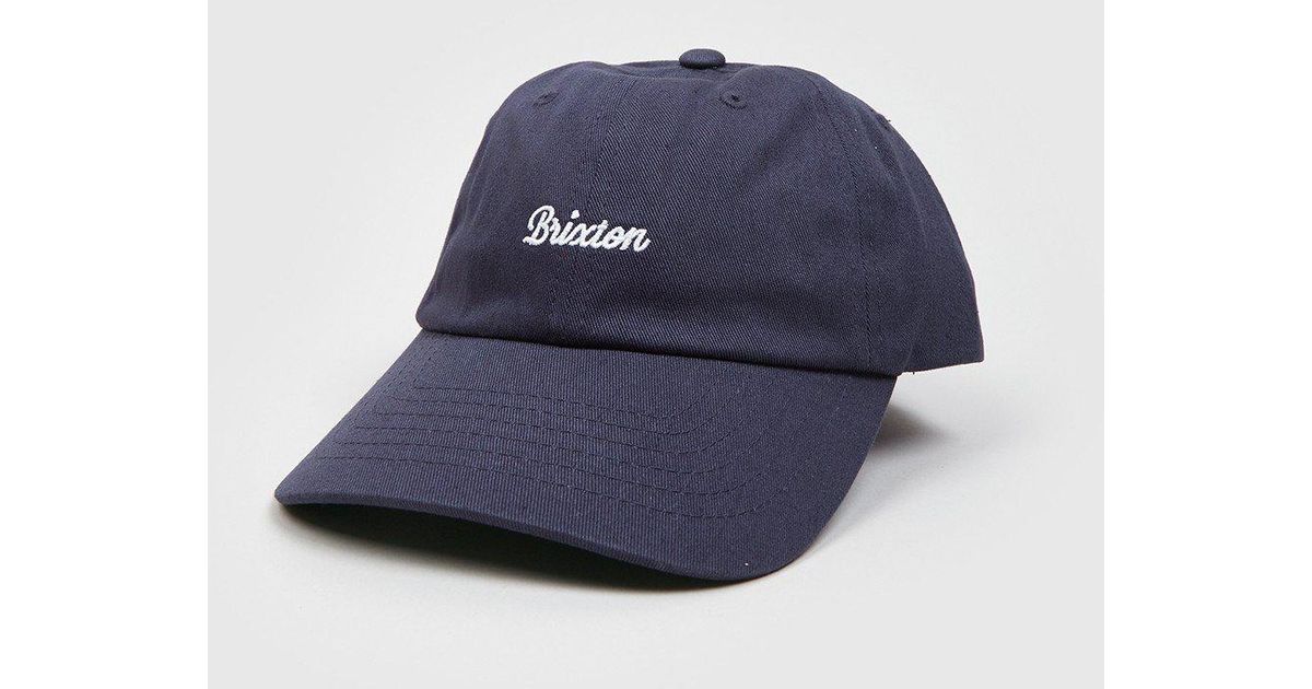 brixton navy hat