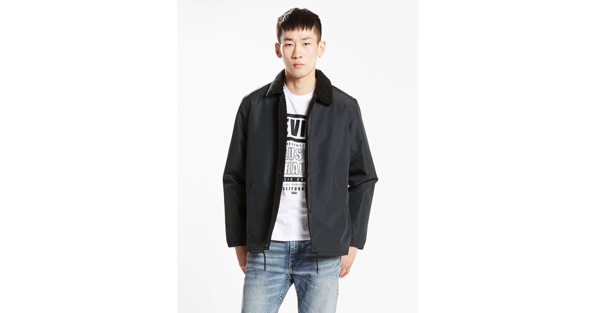 sherpa coach's jacket levis