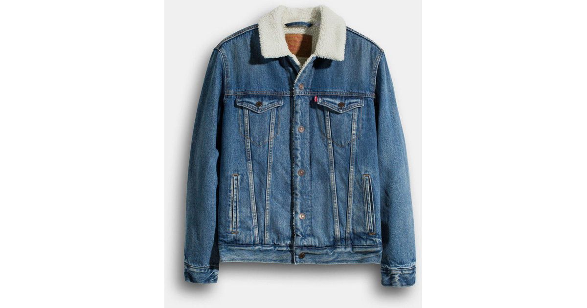 levi's type 3 sherpa trucker needle park