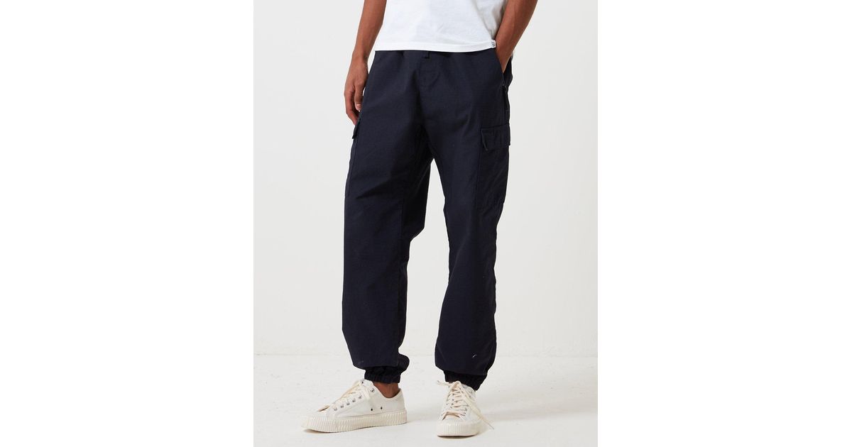 Carhartt Cotton -wip Cargo Jogger Pants (ripstop) in Navy (Blue) for Men - Save 9% - Lyst