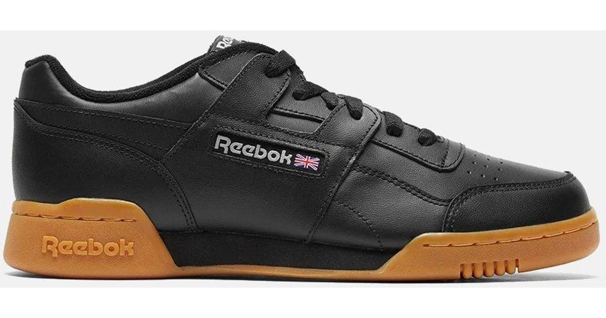 black reebok gum bottom