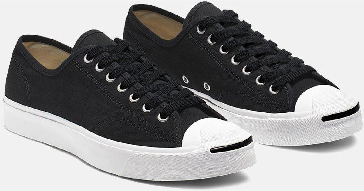 Converse Jack Purcell 164056c (canvas) in Black/White (Black) for Men ...