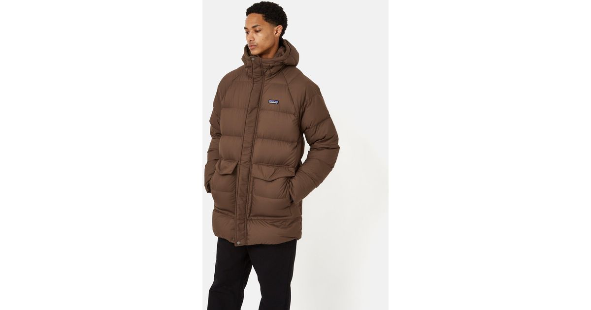 Patagonia Silent Down Parka in Brown for Men Lyst UK