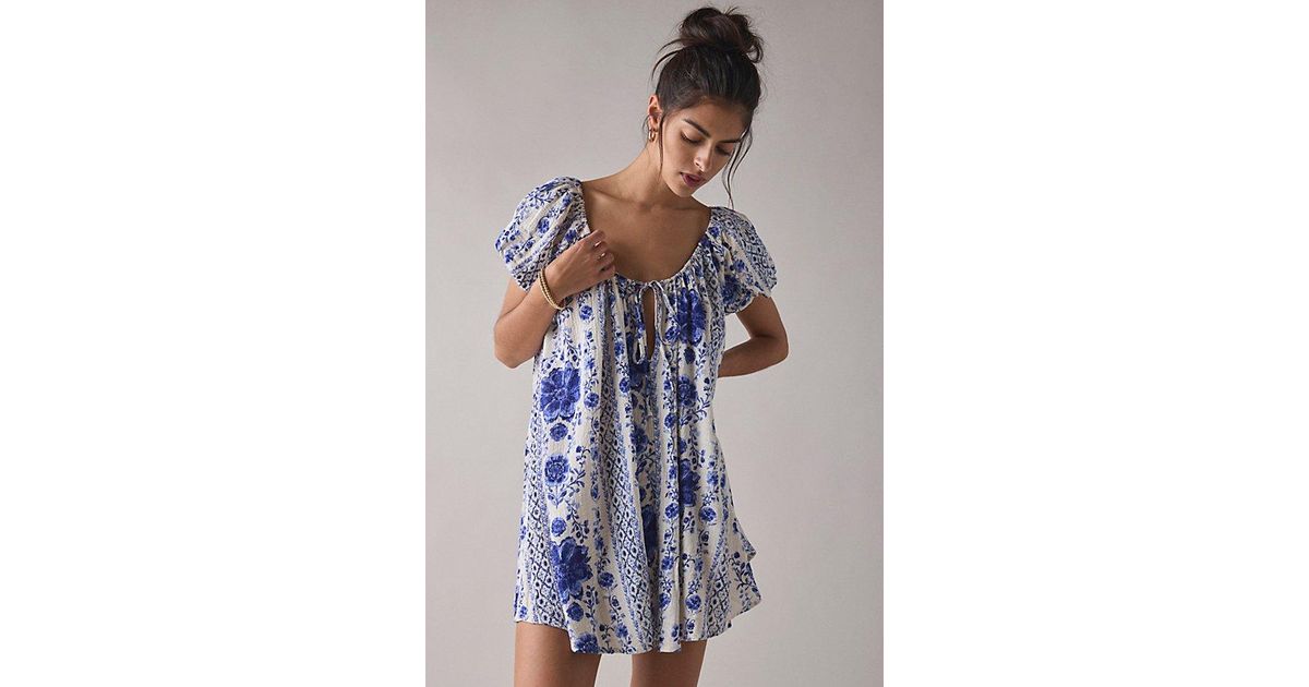 out from under amara cotton-blend slip mini dress Out From Under Amara Cotton-Blend Slip Mini Dress