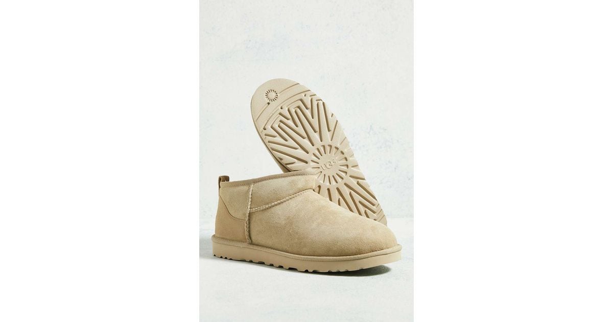 UGG Mustard Seed Classic Ultra Mini Boots in Natural for Men Lyst UK