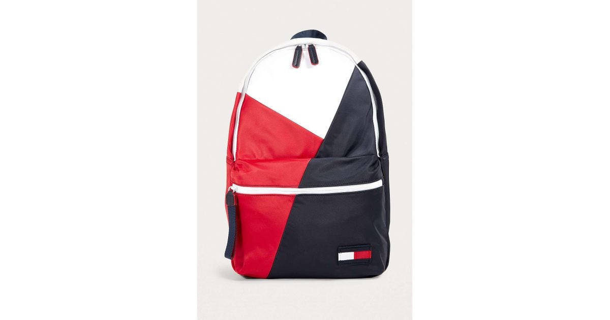 tommy hilfiger retro logo backpack