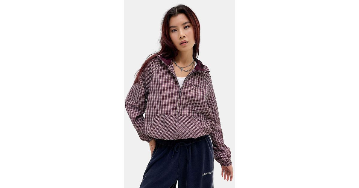 Check Shell Jacket iets frans... Check Water Resistant Shell Jacket Xs At Urban Outfitters ...