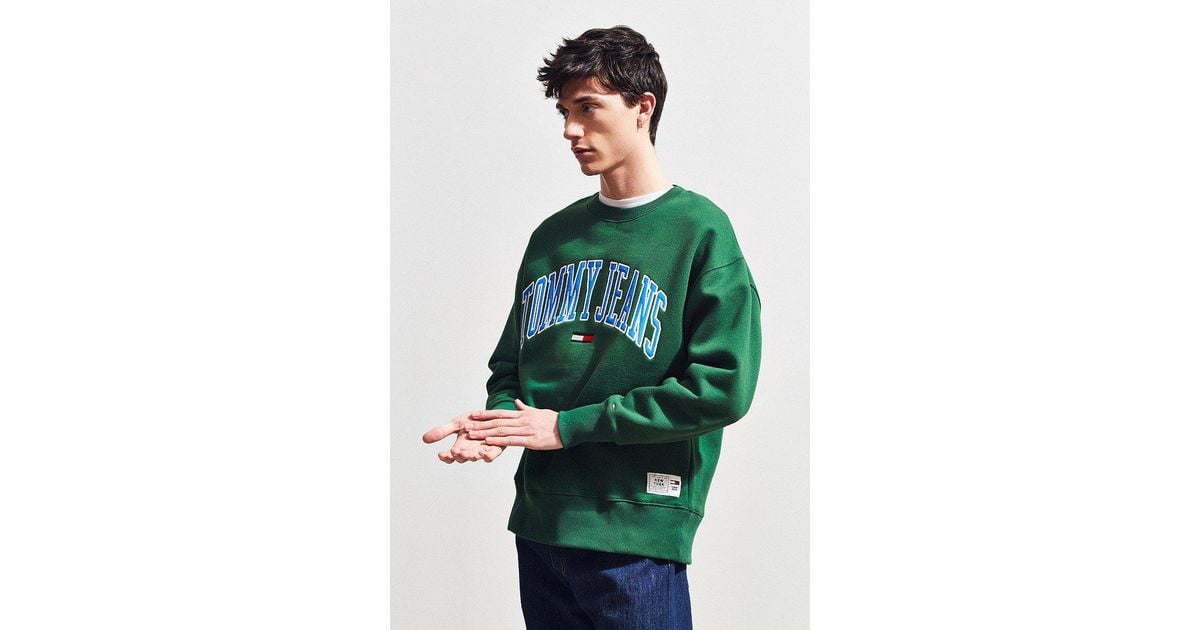tommy jeans hoodie green