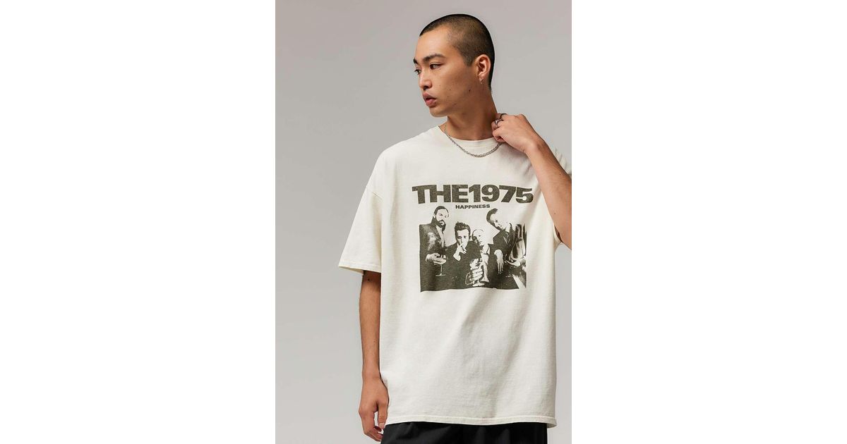 Urban Outfitters Uo White The 1975 T-shirt in Natural for