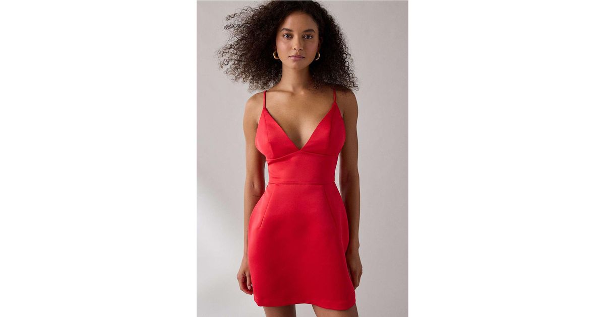 Urban Outfitters Uo Petit Fours Mini Dress in Red | Lyst UK