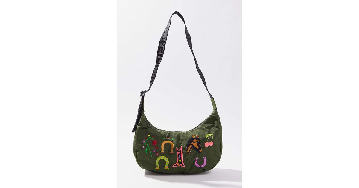 BAGGU X Jessica Williams Embroidered Medium Crescent Bag | Lyst Canada
