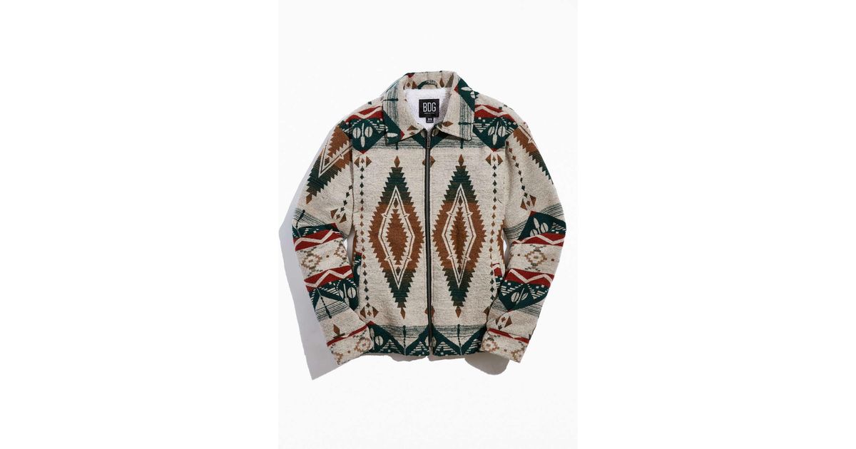 BDG Sherpa Southwestern Jacket for Men 