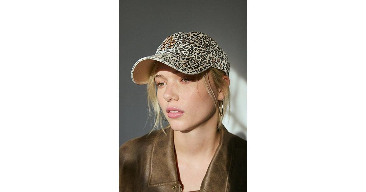 47 Mlb Los Angeles Dodgers Lisa Animal Print Clean Up Baseball Hat