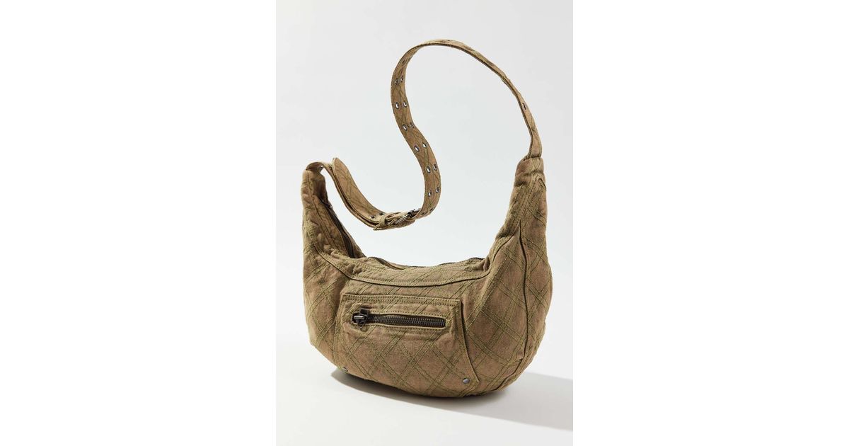 Urban Outfitters Darci Denim Shoulder Bag in Green Lyst